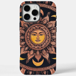 Boho Sun Mandala iPhone Case