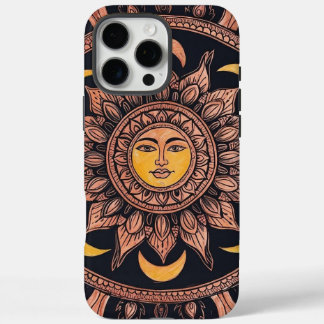Boho Sun Mandala iPhone Case