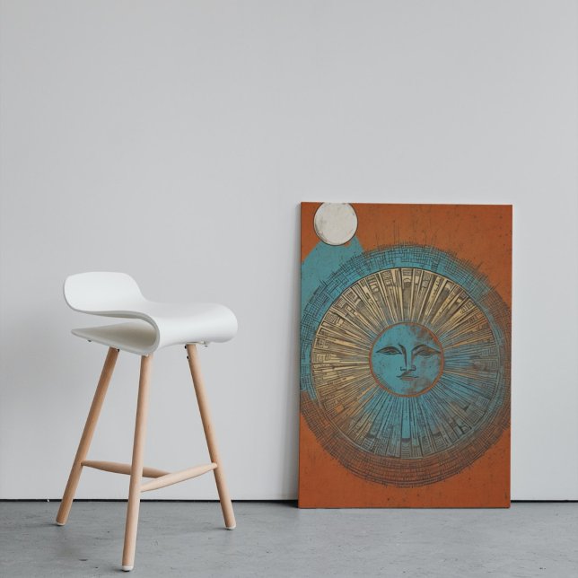 Boho Sun Moon Printable Wall Art Poster (Creator Uploaded)