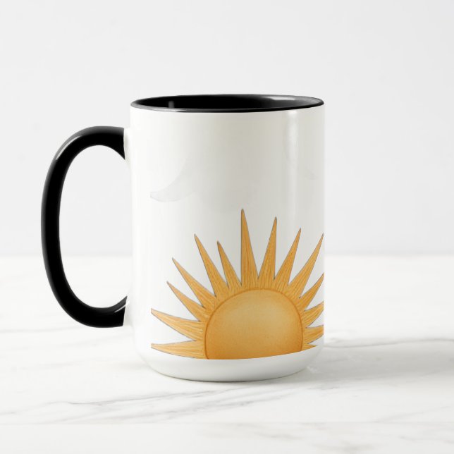 Boho Sun Mug Gift for Her Birthday Mum (Left)