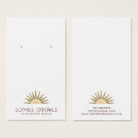 Boho Sun Rays Earring Display