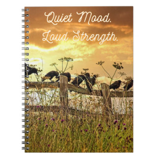 Boho Sunrise Field Classic Notebook