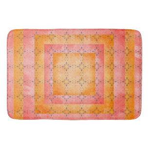 Boho Sunrise Pattern Bath Mat