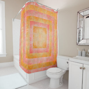 Boho Sunrise Pattern Shower Curtain