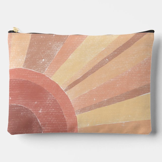 Boho Sunrise Zipper Pouch (Front)