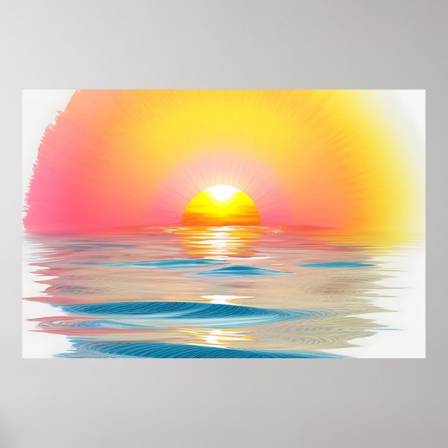 Boho Sunset (c) Poster (Front)