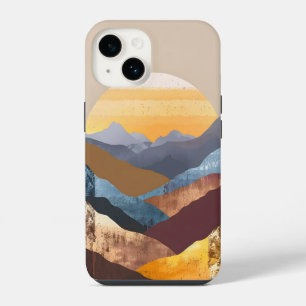 Boho Sunset Mountains iPhone 14 Case