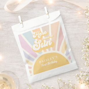 Boho Sunshine 1st Trip Around The Sun Birthday Favour Bags