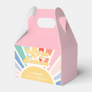 Boho Sunshine 1st Trip Around The Sun Birthday Favour Box