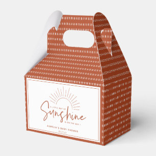 Boho Sunshine Baby Shower Favour Box