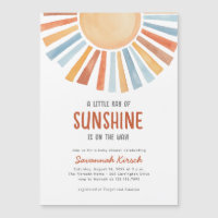 Boho Sunshine Gender Neutral Baby Shower