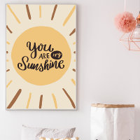 Boho Sunshine Nursery Wall Art