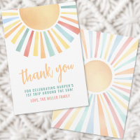Boho Sunshine Sun Thank You