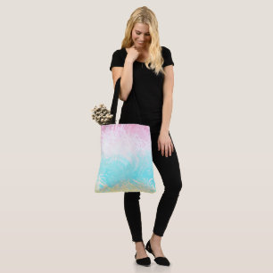 Boho Swirly Groovy Abstract Genderflux Pride Flag Tote Bag