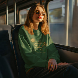 "Boho T-shirt with butterfly and lunar phrases Hoodie