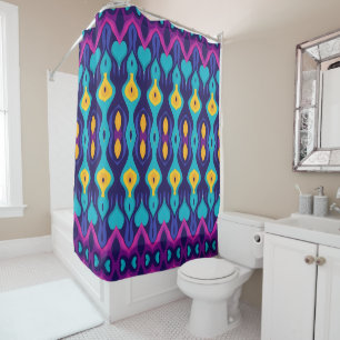 Boho Teardrop Tides Shower Curtain
