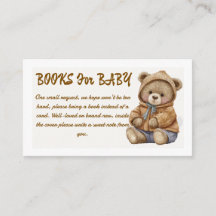Boho Teddy Bear Books for Baby Shower Enclosure 