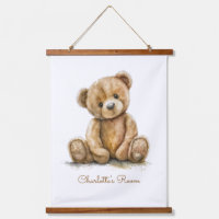 Boho Teddy Bear Personalised Nursery