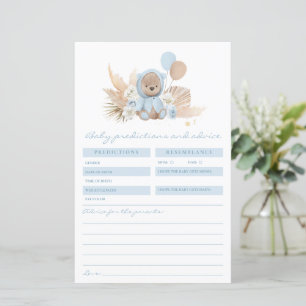 Boho Teddy Bear Predictions And Advice Card Game
