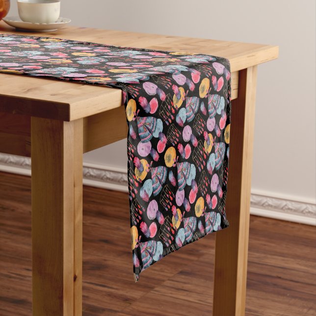 Boho Tent Pattern Short Table Runner (In Situ)