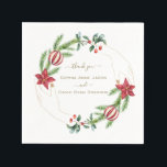 Boho Terracotta Arch Pampas Grass Floral Wedding  Napkin<br><div class="desc">ANY EVENT. Charming design featuring a faux terracotta arch adorned with watercolour pampas grass,  dried palm leaves,  on terracotta background. Use Personalise tool to add your info. Matching items could be found in my Terracotta Collection.</div>