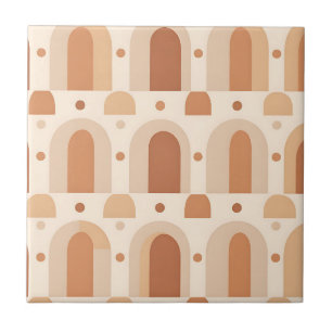 Boho Terracotta Arch Seamless Pattern Tile
