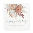 Boho Terracotta Florals She Said Yes Engagement