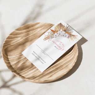 Boho Terracotta How Big Is Mummy’s Belly Card