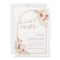 Boho Terracotta Pampas Grass Bridal Brunch Invite