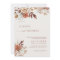 Boho Terracotta QR Code 2 in 1 Wedding