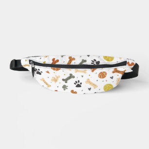 Boho Terracotta & Sage Pattern Dog Walk Essentials Bum Bags
