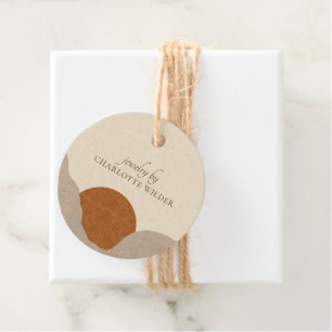 Boho Terracotta Sand Abstract Product Price  Favour Tags