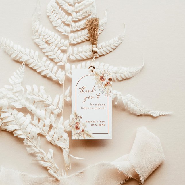 Boho Thank You Favour Tag (Creator Uploaded)