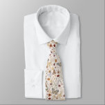 Boho Tie<br><div class="desc">This stylish & elegant Boho necktie features gorgeous hand-painted watercolor wildflowers arranged in a lovely pattern. Find matching items in the Boho Wildflower Wedding Collection.</div>