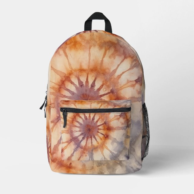 Boho Tie Dye Backpack (Front)