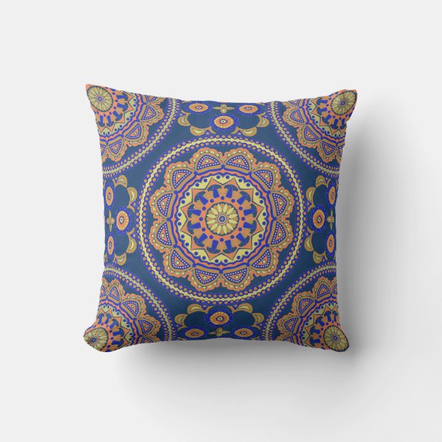 Boho Tile Design Cushion (Front)