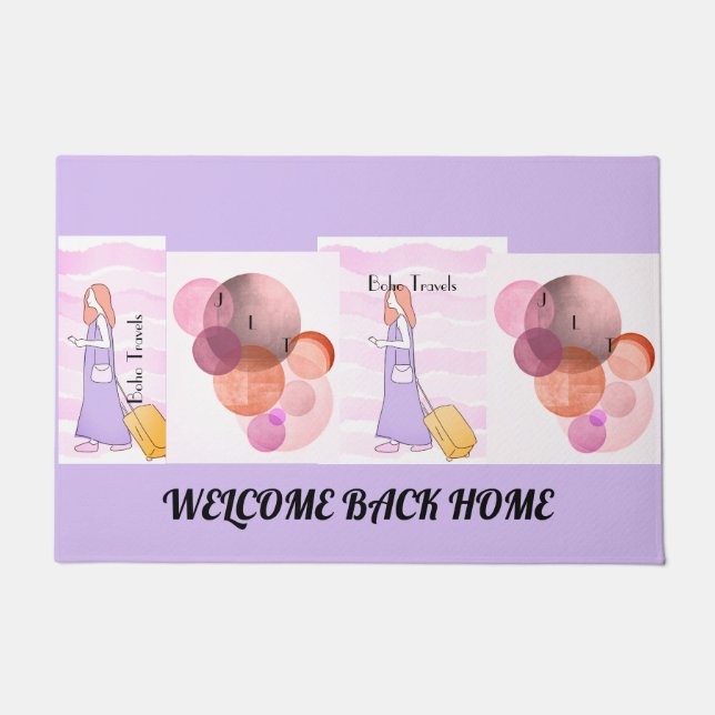 Boho Travels Door Mat (Front)