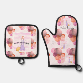 Boho Travels Oven Mitt & Pot Holder Set