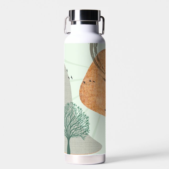 Boho Tree Water Bottle (Front)