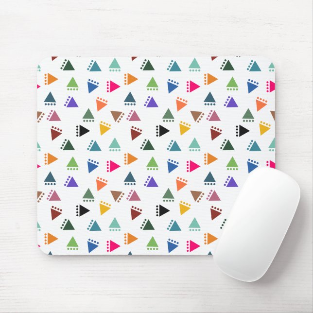 Boho Triangles  Mouse Pad (With Mouse)
