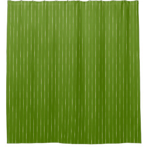 Boho Tribal avocado green stripe Shower Curtain