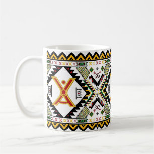 Boho Tribal Coffee Mug - Southwestern Geometric Pa