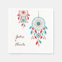 Boho Tribal feather Dreamcatcher Wedding