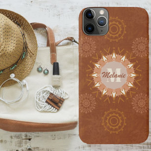 Boho Tribal Mandalas Rustic Earthtones Variation 1 Case-Mate iPhone Case