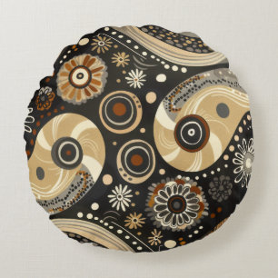 Boho Tribal Paisley & Mandala Pillow