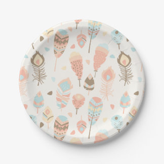 Boho Tribal Party Plate