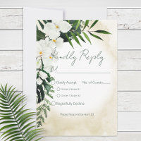 Boho Tropical Beach Watercolor Wedding