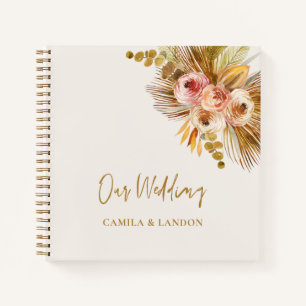 Boho Tropical Guest Book Wedding Photo Album C103