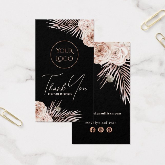 Boho tropical roses package insert (Office)