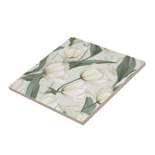 Boho Tulip Ceramic Tiles For Cosy Interiors